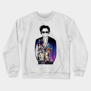 Tim Burton (Beetlejuice) Portrait Crewneck Sweatshirt